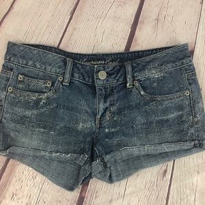 American Eagle Glitter Shorts